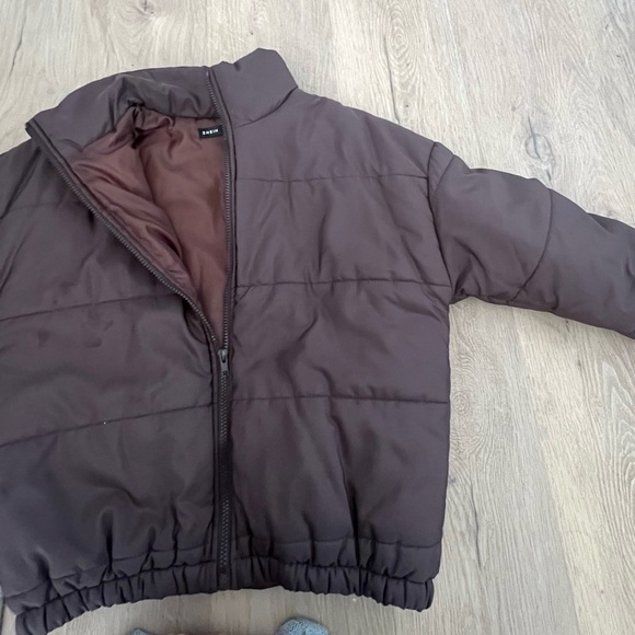 SHEIN brown puffer - Picture 3 of 4